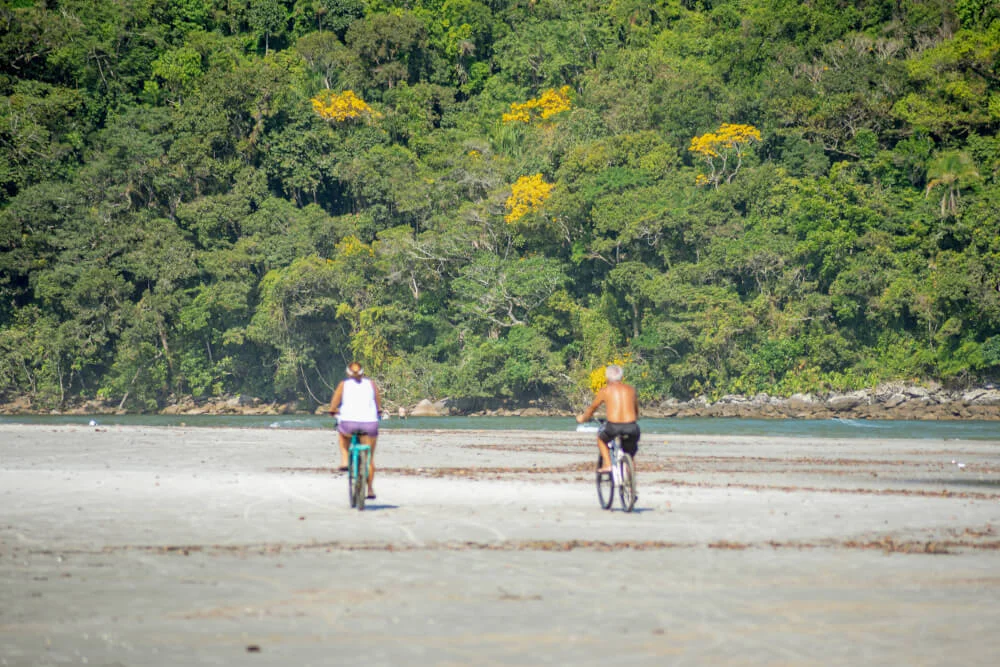 Praia de Guaratuba - Andar de bike