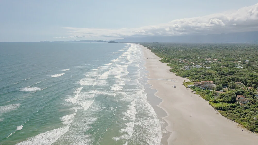 Vista panorâmica da Praia de Guaratuba