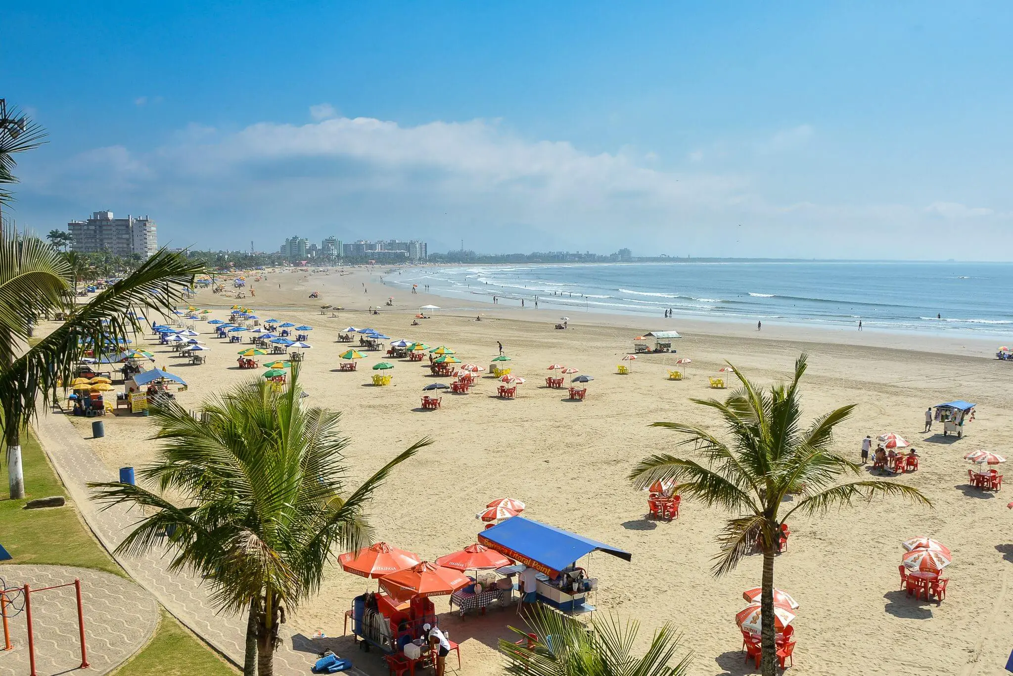 Vista panorâmica da Praia da Enseada